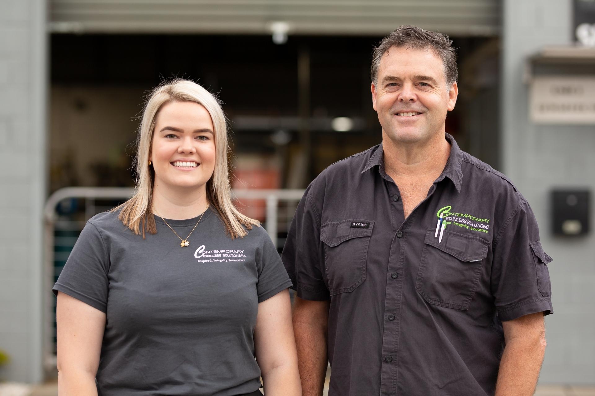 Olivia and Christian of Contemporary Stainless Solutions