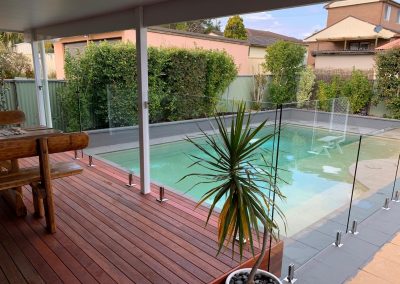 Pool fencing - Contemporary Stainless Steel