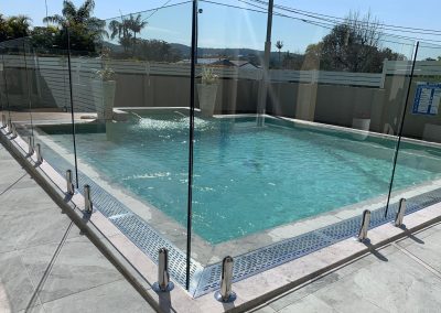 Pool fencing - Contemporary Stainless Steel