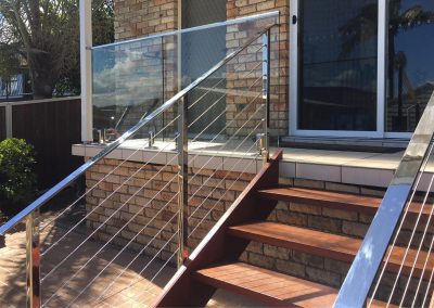 Staircase balustrade - Contemporary Stainless Steel
