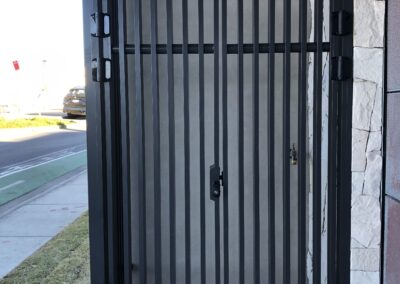 Custom stainless cage with lock | contemporary stainless solutions | commercial and residential