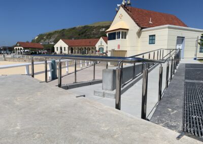 Railings | Contemporary Stainless Solutions | Newcastle | Beach | stainless steel handrails and ramps