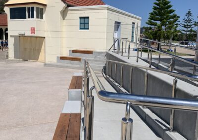 stainless steel handrails for ramps | accessibility | contemporary Stainless solutions
