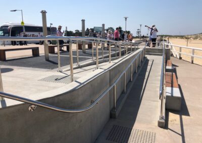 Railings | Contemporary Stainless Solutions | Newcastle Beach commercial project